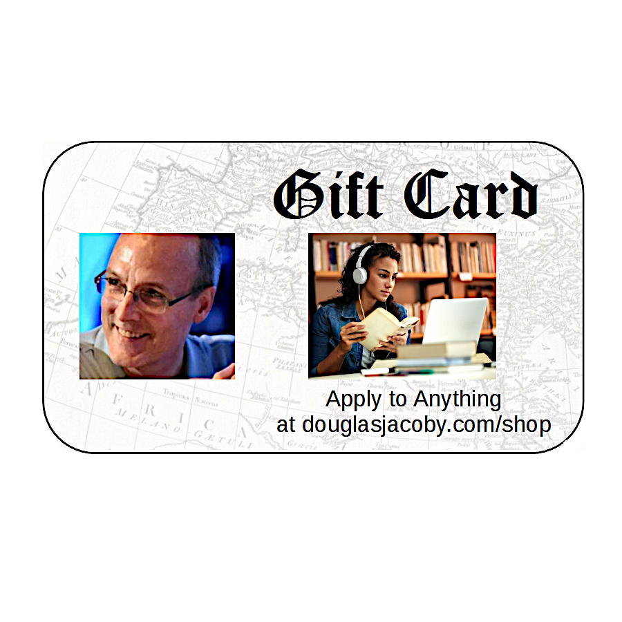 Gift card for douglasjacoby.com