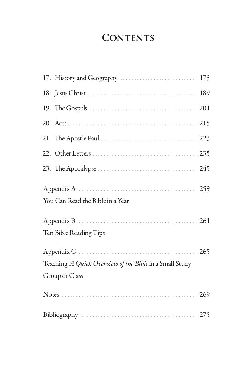 A Quick Overview of the Bible: How the Pieces Fit - Title